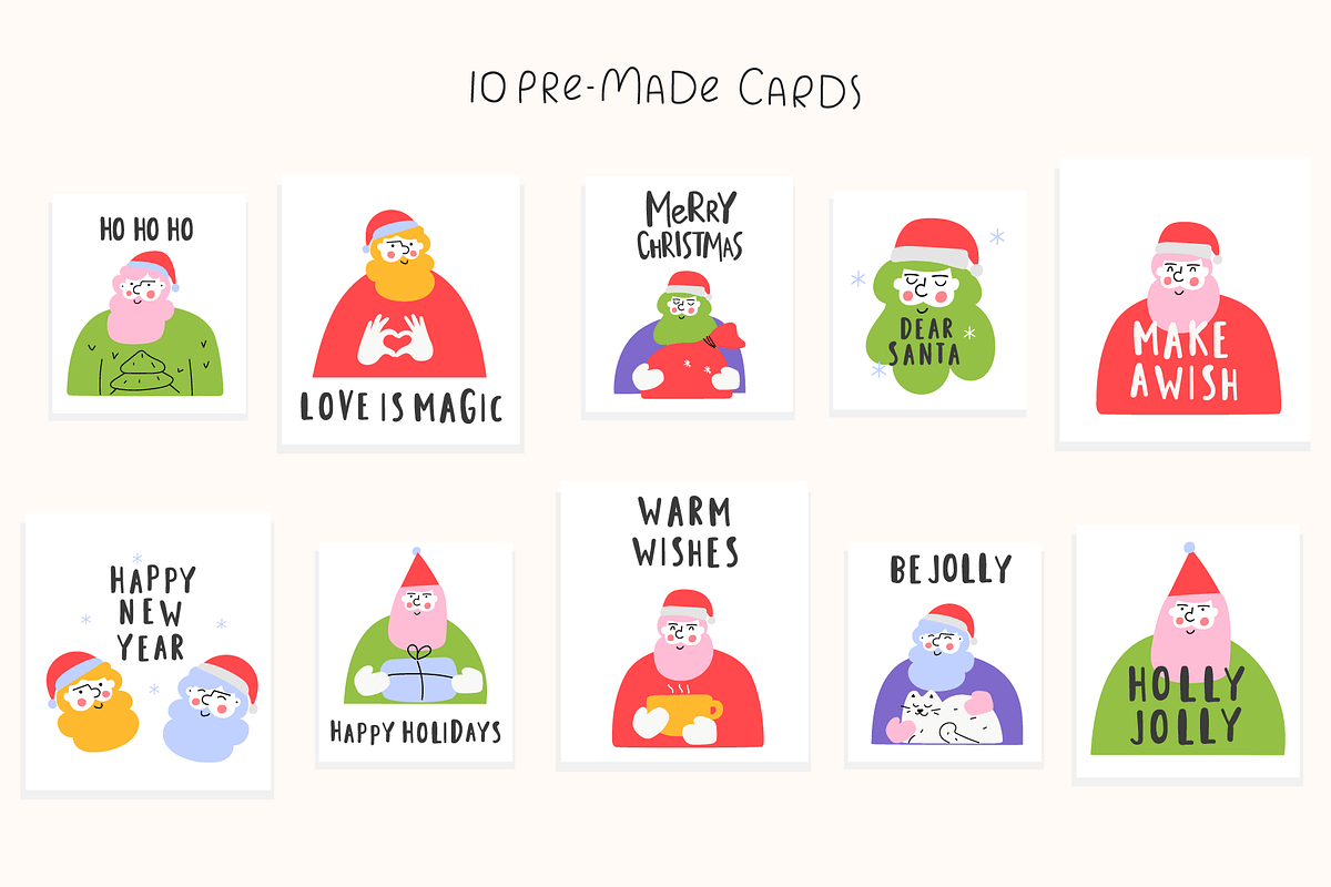 Dear Santa. Christmas collection, a Decorative Illustration by cutelevindesign (Photo 2 of 12)