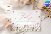 Butterfly Baby Shower Thank You Card, an Invitation Template by Digital_Mind (Thumbnail 1 of 6)