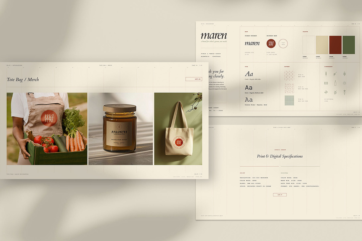 MAREN/ Brand Guidelines Template, a Presentation Template by Leleka.Store (Photo 23 of 23)