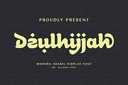 Dzulhijjah, a Font by Wildan Type (Thumbnail 1 of 8)