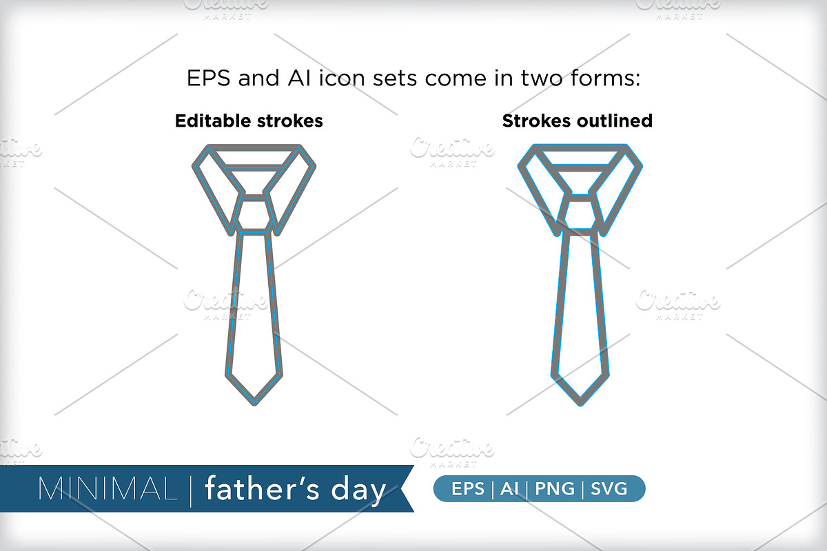 Minimal father's day icons, an Outline Icon by Picture Window (Photo 4 of 5)