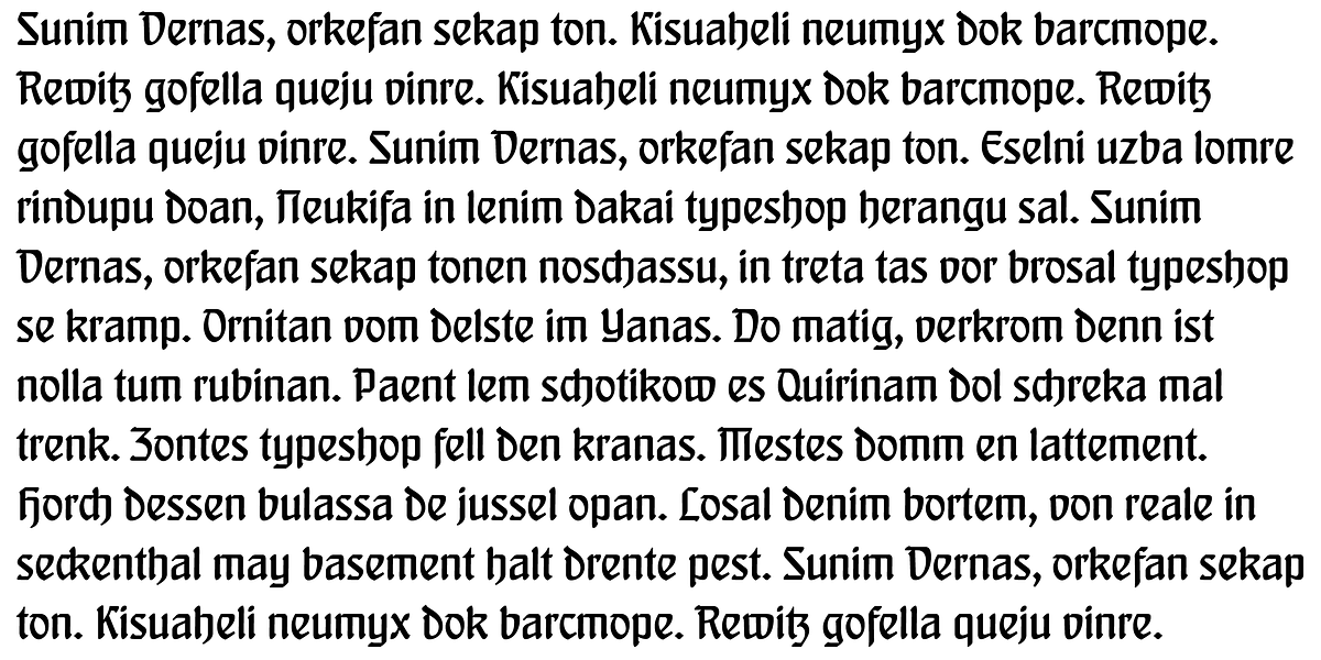 Behrens Schrift, a Blackletter Font by ingoFonts (Photo 3 of 8)