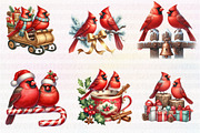 Red Cardinals Christmas Sublimation, an Illustration by CreationArt (Thumbnail 3 of 5)