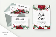Wedding collection - Red & white, an Invitation Template by Alewiena (Thumbnail 2 of 9)