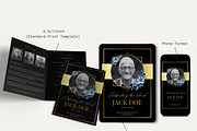 Funeral Program Template Set I Canva, an Invitation Template by The Social Stuff (Thumbnail 4 of 9)