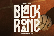 Black Roane - Condensed Sport Font, a Sans Serif Font by Pandeka Studio (Thumbnail 1 of 9)