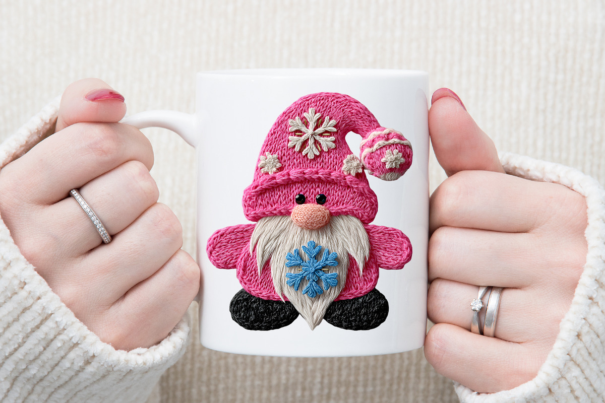 Winter Christmas Gnome Clipart, an Illustration by Sublimation Artist (Photo 5 of 6)