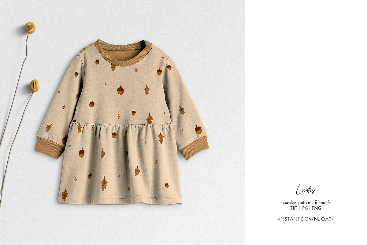 Autumn - seamless pattern & clipart, a Seasonal Illustration by Liiafis (Photo 9 of 13)