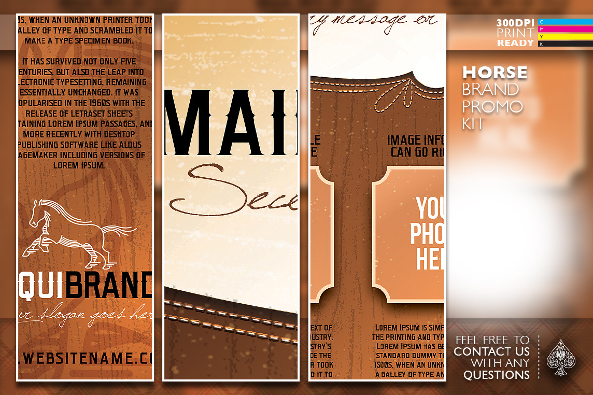Western Horse Brand Promo Kit, a Branding & Logo Template by Strongholdbrand (Photo 3 of 4)