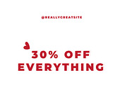 Valentines Day Sale Instagram Post, a Social Media Template by Aesthetic Design Template (Thumbnail 3 of 3)