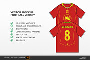 Vector Mockups Football Jersey, a Shirt Mockup by Irhasalfahad (Thumbnail 8 of 8)