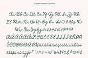 CS Megara Drawn, a Script Font by Craft Supply Co. (Thumbnail 8 of 8)