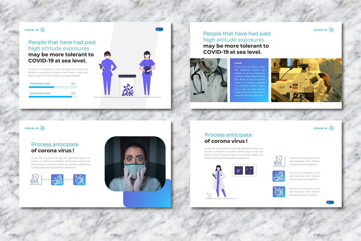 Corona Virus - Medical Powerpoint, a Presentation Template by Dhabee (Photo 2 of 13)