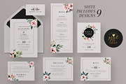 Wedding Invitation Suite - Jeaninne, an Invitation Template by Print The Love Boutique (Thumbnail 8 of 12)