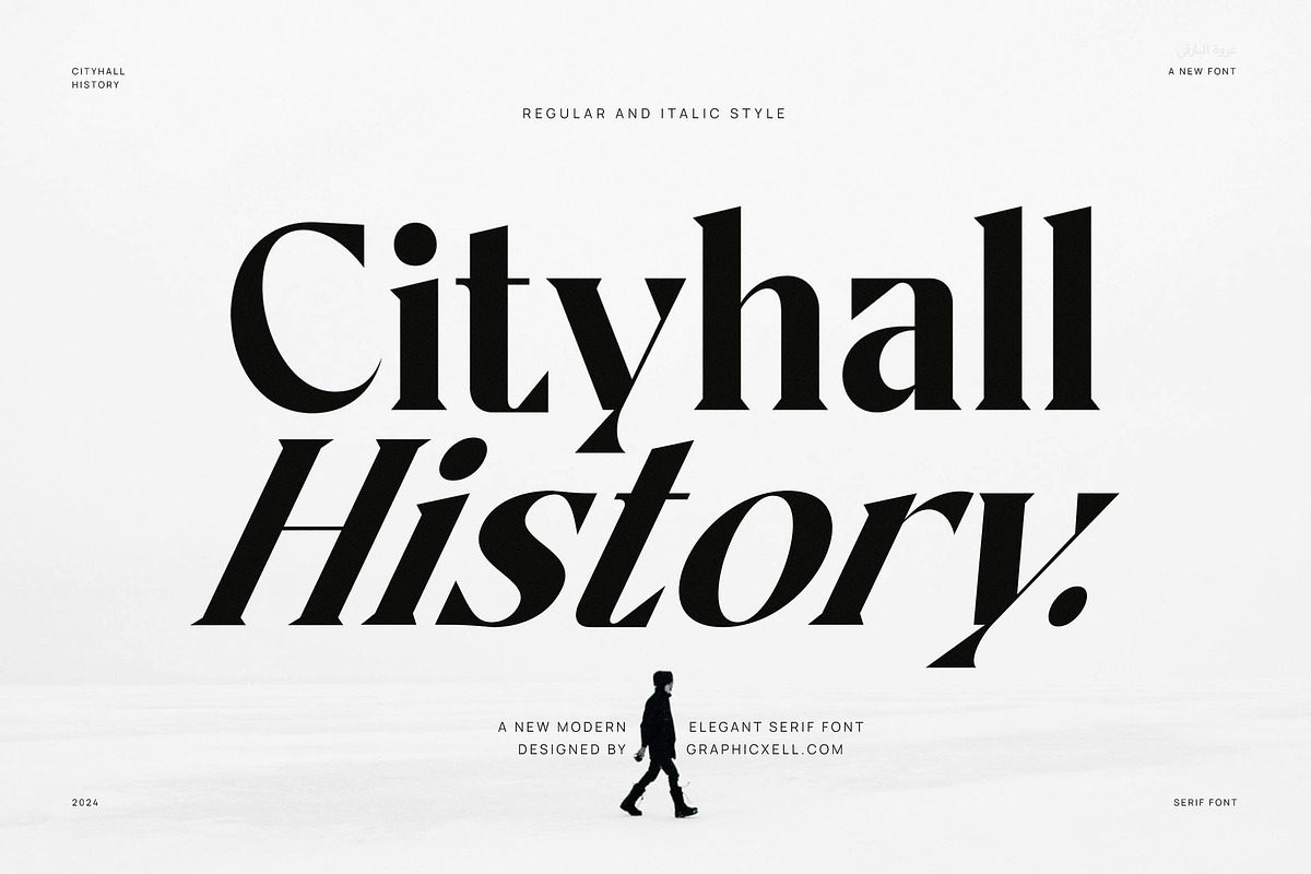 Cityhall History Family Serif Font, a Serif Font by Graphicxell (Photo 1 of 8)