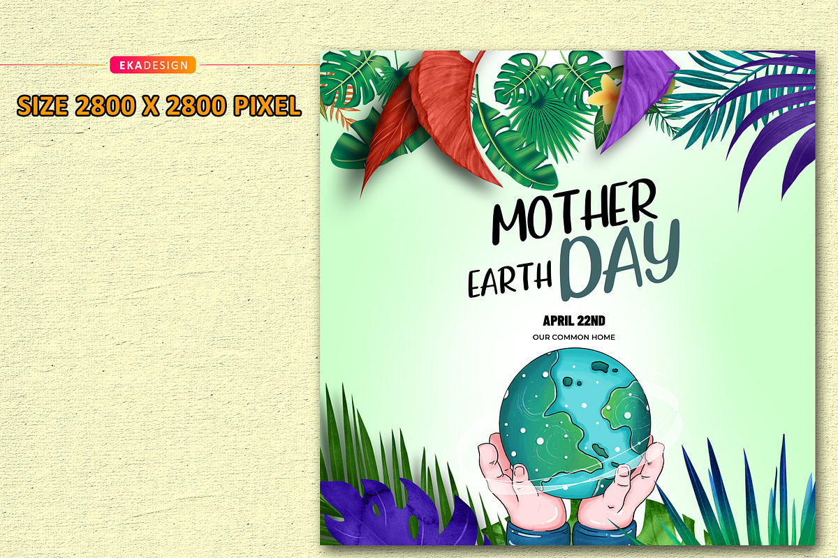 Poster Earth Day, a Social Media Template by Eka Design (Photo 4 of 4)