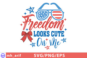 4th of July Freedom Looks Hand-drawn, a Graphic by mh_arif