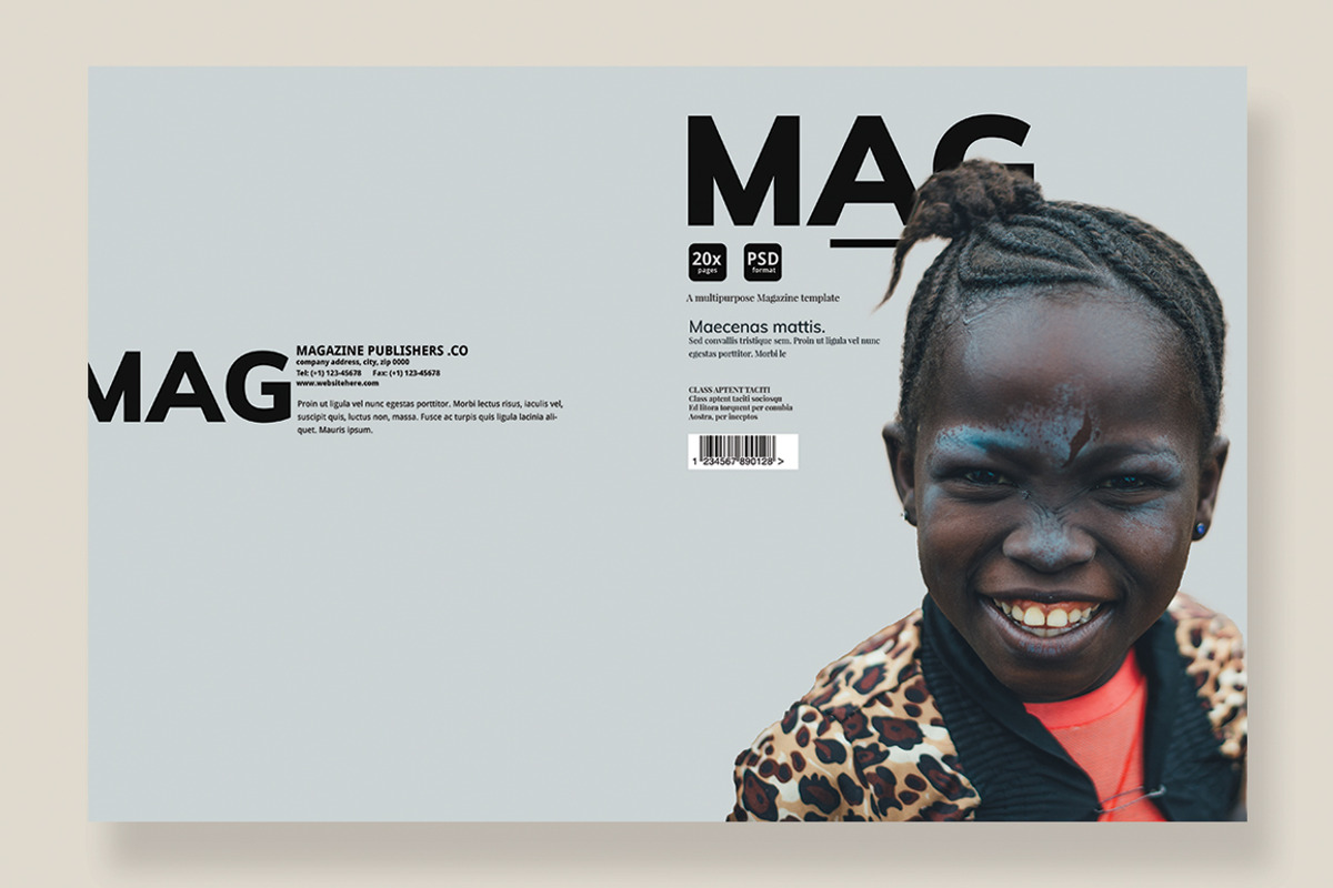 Magazine Template 08, a Magazine Template by pmvch (Photo 5 of 12)