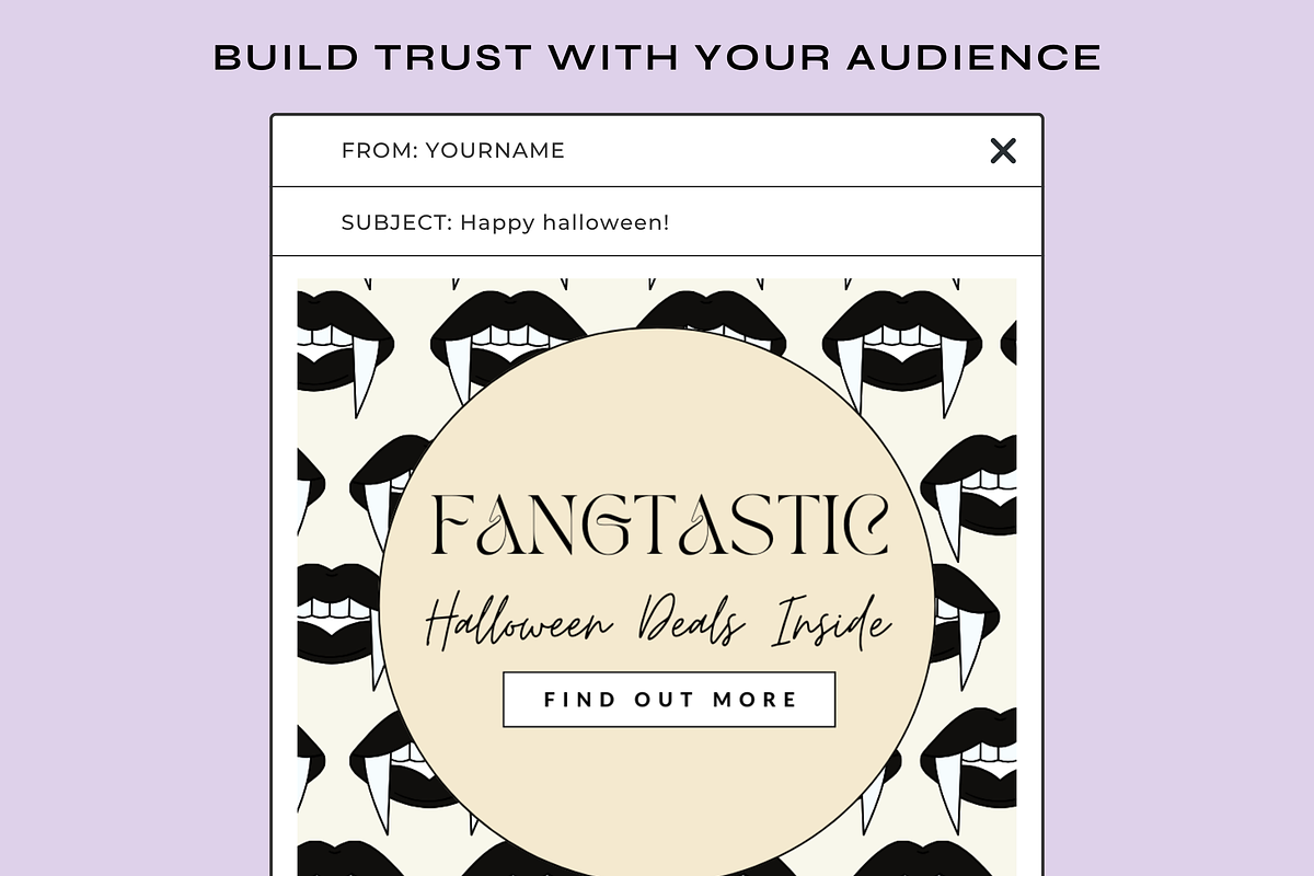Halloween Marketing Bundle, an Email Template by The Pixel Palace (Photo 9 of 10)