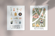 Summer Market - poster & map creator, a Decorative Illustration by Cute Atelier (Thumbnail 2 of 18)