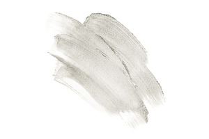 Silver paint brush strokes abstract, an Abstract Photo by Anna Efetova