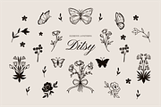 Vintage ditsy art & Floral patterns, a Decorative Illustration by Summer Nightingale Art (Thumbnail 11 of 19)