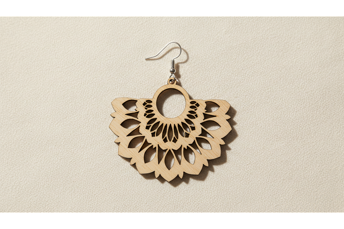 Ornament Dangle Earring Set, a Graphic by hafijul (Photo 9 of 11)