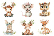 Boho Woodland Animal, Baby Animals, an Illustration by CreationArt (Thumbnail 2 of 5)