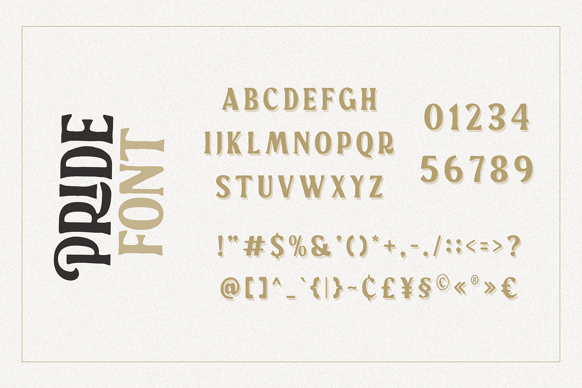 Pride – A Groovy Handrawn Retro Seri, a Serif Font by Pen Culture (Photo 7 of 9)