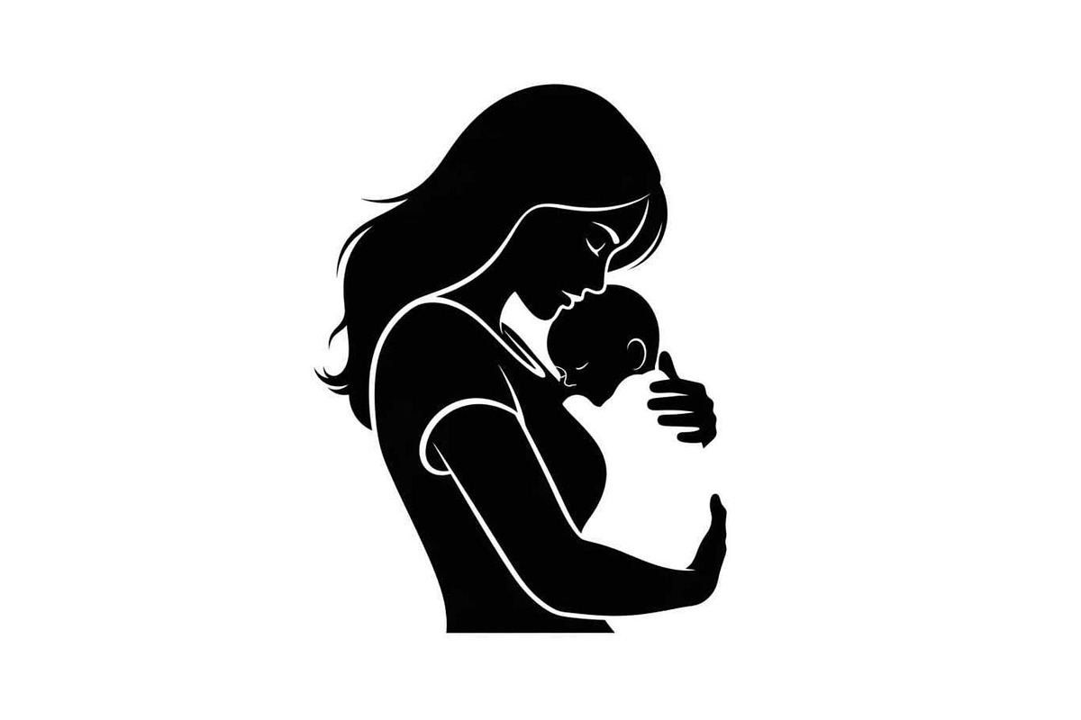 50 Mother and Baby Love Silhouette S, an Illustration by Designs_River (Photo 17 of 51)