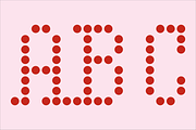 Display Dots Four Serif Font, a Font by GG Design (Thumbnail 2 of 6)