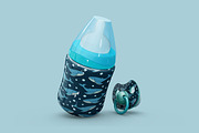 Sea life seamless patterns, a Pattern Graphic by Gulnarart (Thumbnail 3 of 10)