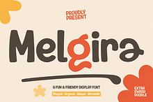 Melgira — Playful Display Font