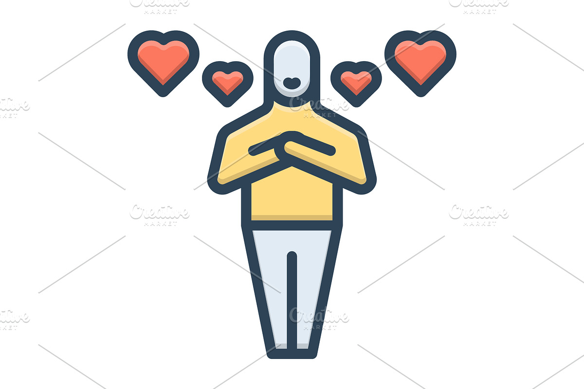 Feels emotion color icon, a Duotone Icon by Creative priyanka