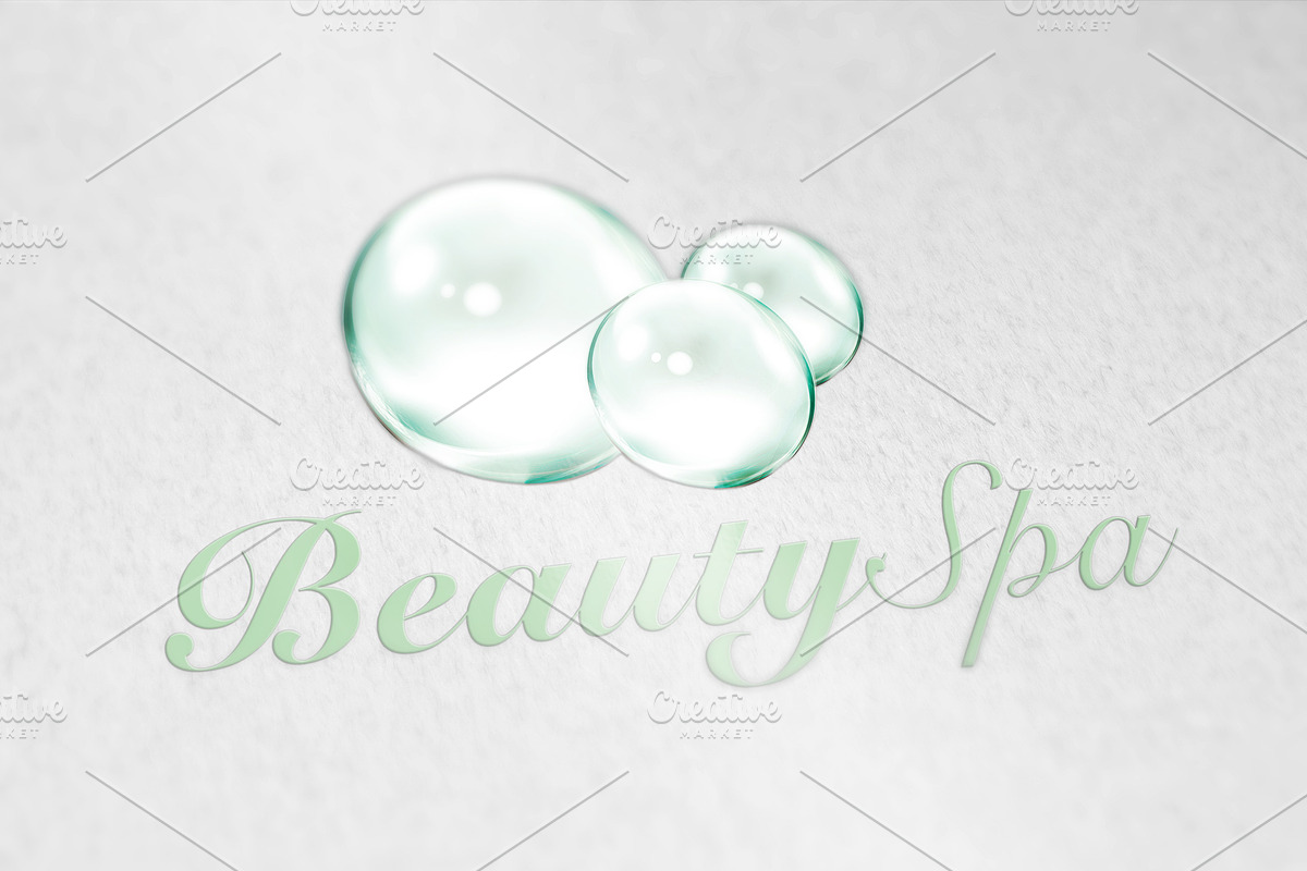 Bubble Beauty Spa Logo, a Branding & Logo Template by Studio 19 (Photo 1 of 2)