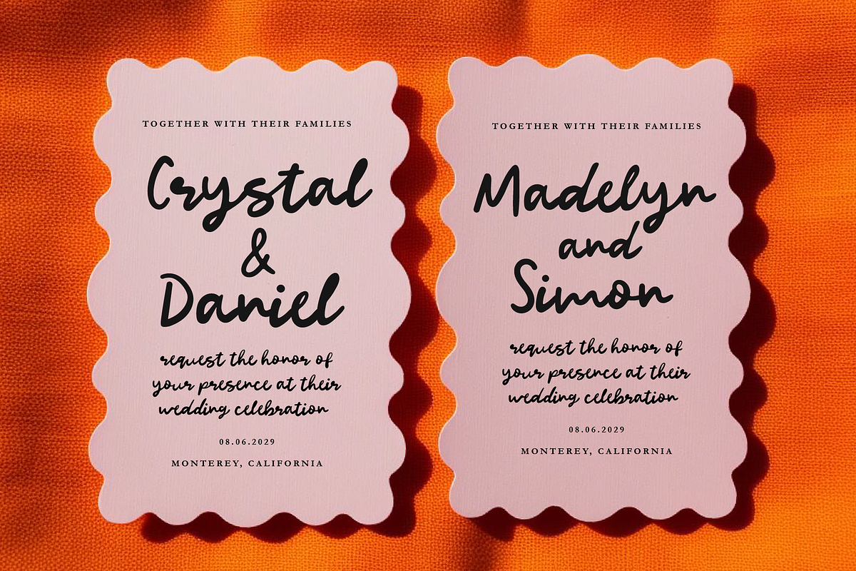 Absolutely Darling Bold Script Font, a Handwritten Font by Kaya Fonts (Photo 15 of 40)