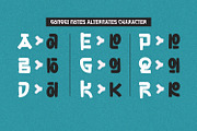 Gonggi Notes, a Symbol Font by Ditatype (Thumbnail 10 of 11)