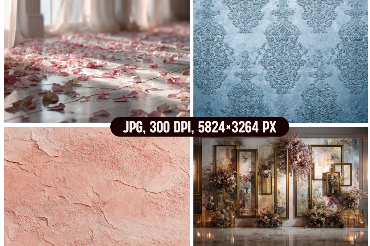 Timeless Wedding Photo backdrops, a Background Graphic by PrintHaven Designs (Photo 9 of 12)