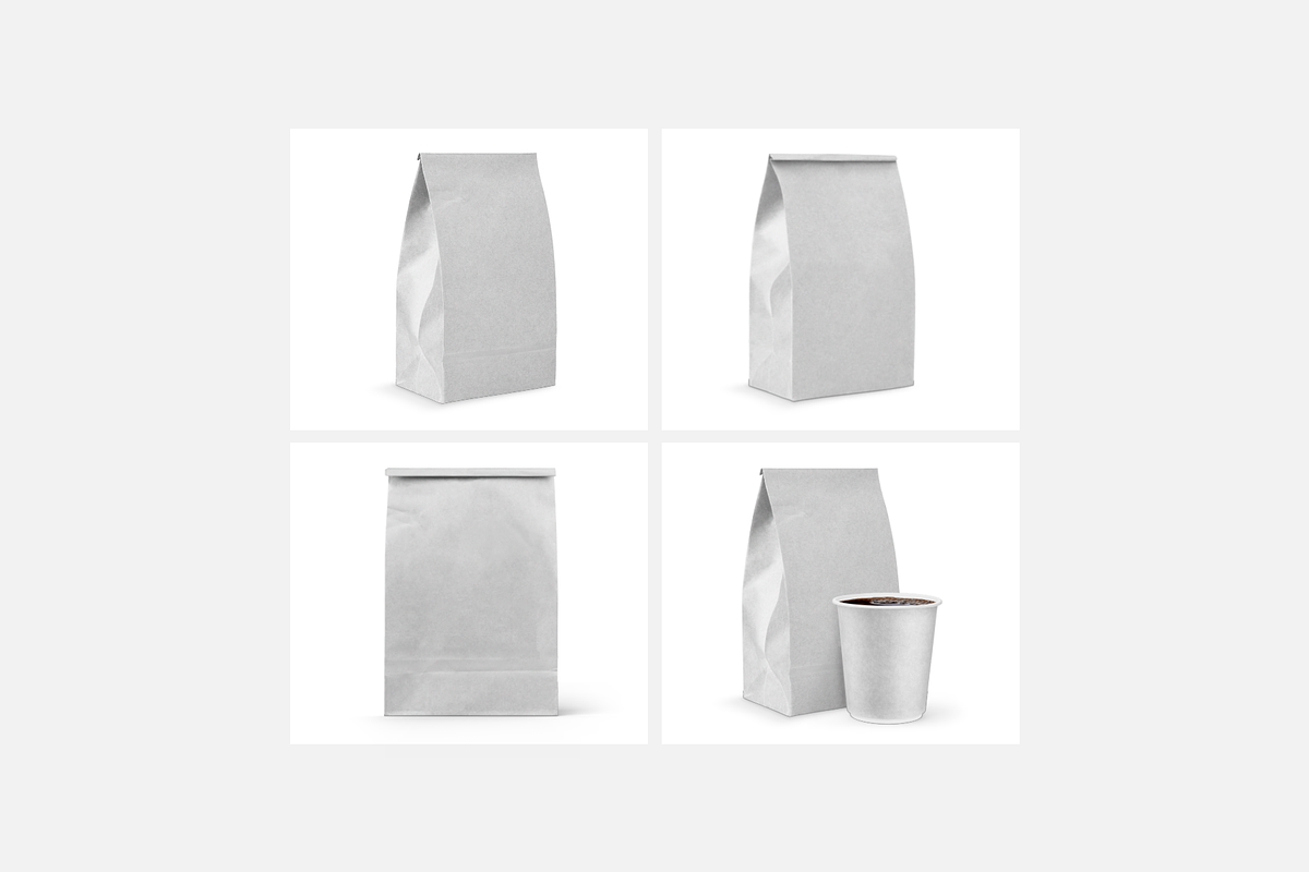 Craft Coffee Bag Mockup, a Product Mockup by BlackMockup (Photo 2 of 11)