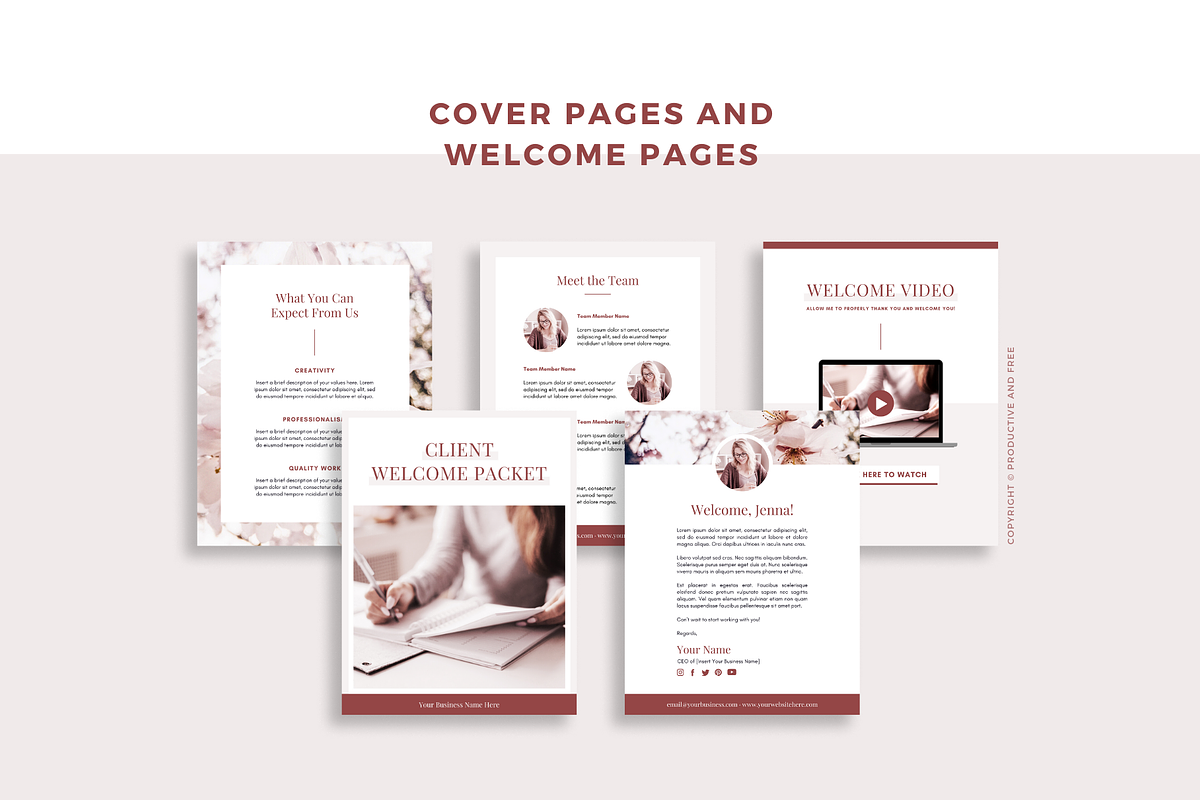 Client Experience Template Bundle, a Magazine Template by ProductiveandFree (Photo 13 of 23)