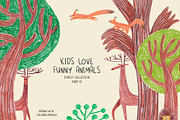 Kids love funny animals. Part 4, an Animal Illustration by Annakniaz (Thumbnail 1 of 14)