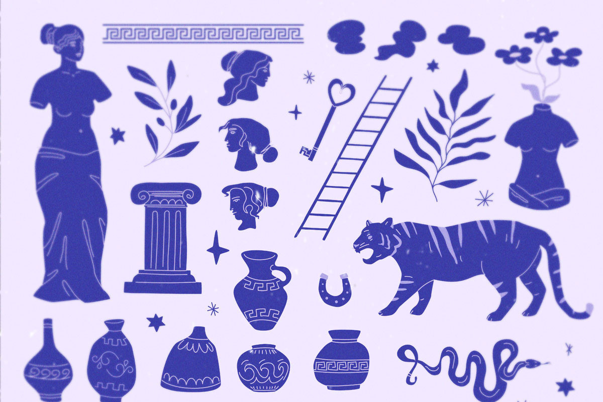 Antique Graphic Set, an Illustration by svetlana.belaia (Photo 7 of 11)
