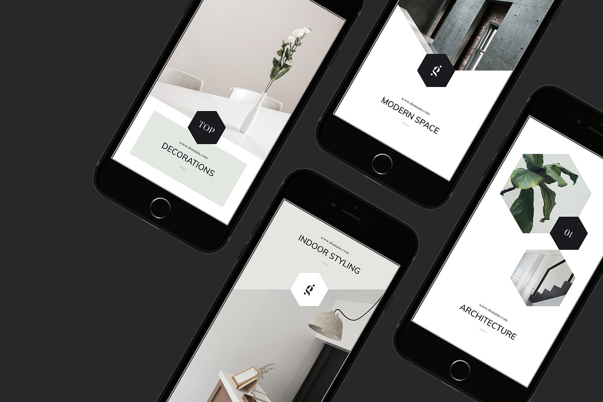 Decor Social Instagram Templates, a Social Media Template by Goashape Studio (Photo 3 of 7)