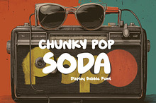 Bubble Display Font-Chunky Pop Soda