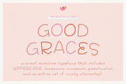 Good Graces |  a cute & playful font, a Font by Allie Richardson Design (Thumbnail 1 of 3)
