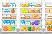 Supermarket interior, a Graphic by Volyk (Thumbnail 2 of 2)