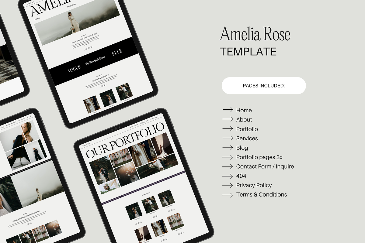 Photography Squarespace 7.1 Template, a Templates & Theme by Studio Witzenhausen (Photo 8 of 11)