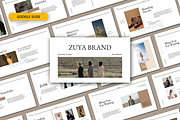 Zuya Google Slide Template, a Presentation Template by Spesifikstd (Thumbnail 1 of 5)