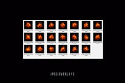 20 Fire Blast PNG Overlays, a Background Graphic by Walllow Creatives (Thumbnail 5 of 6)