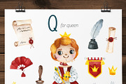 Cute Alphabet Professions. Part 2, an Object Graphic by Kate_Rina (Thumbnail 5 of 17)